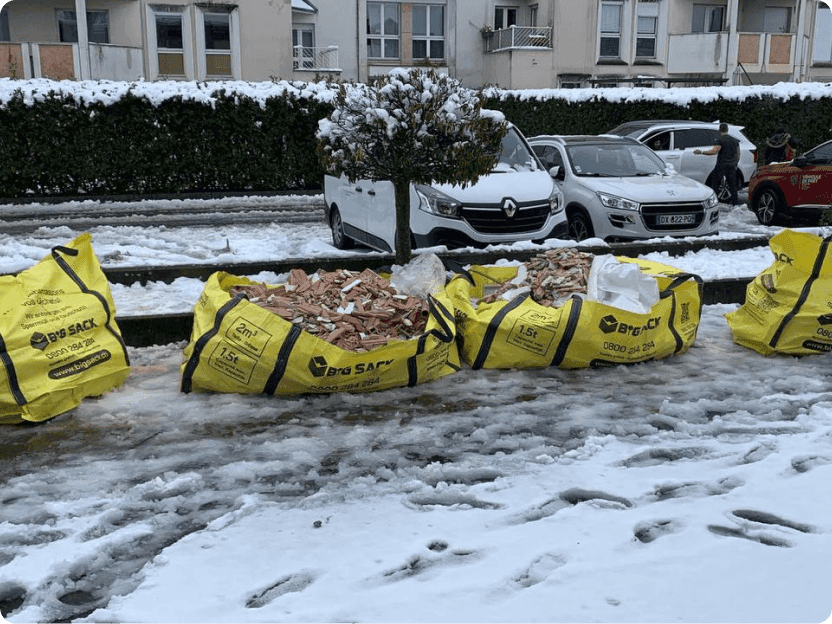 Big Sack bags for construction debris