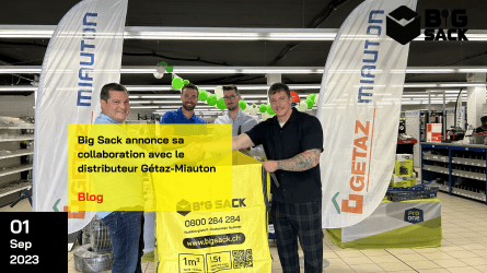 Big Sack partnership with Getaz Miauton distributor