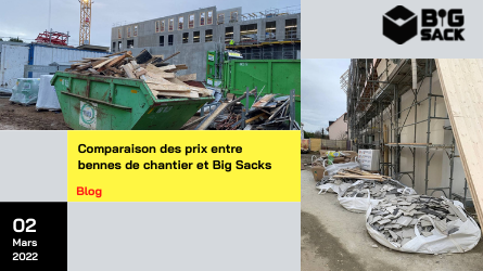 Price comparison between construction site dumpsters and Big Sacks