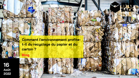 How does the environment benefit from paper and cardboard recycling?